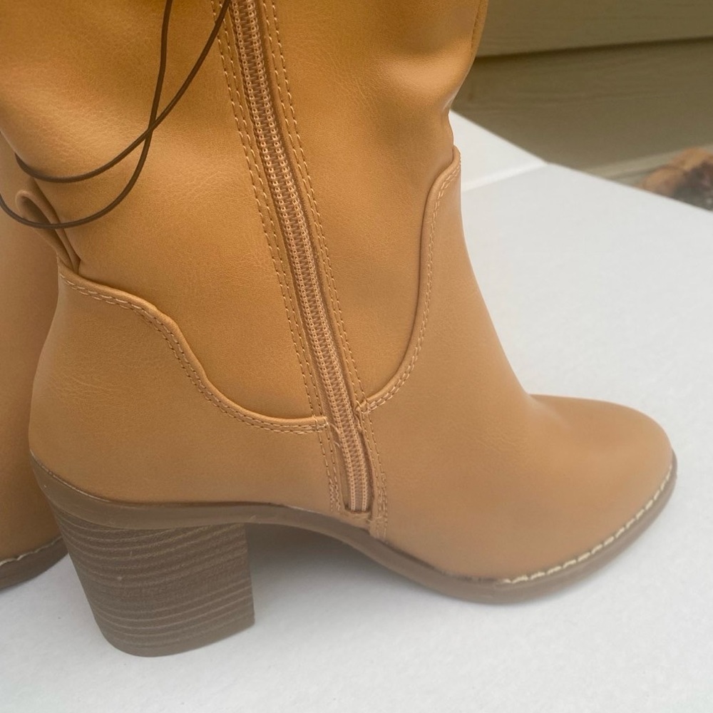 New Universal Thread light brown knee high boots - Picture 11 of 13